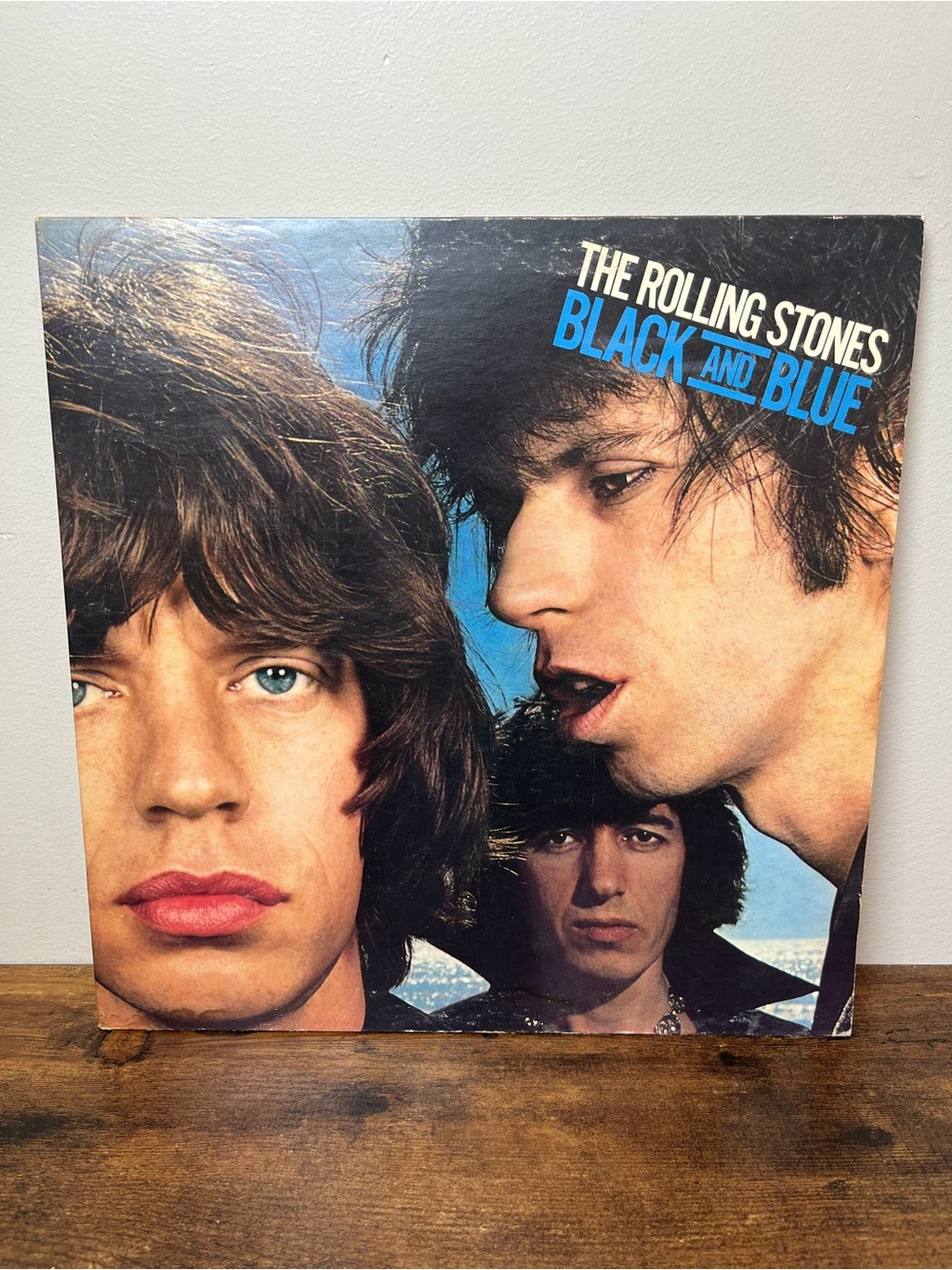 Vintage The Rolling Stones Black and Blue Vinyl Record